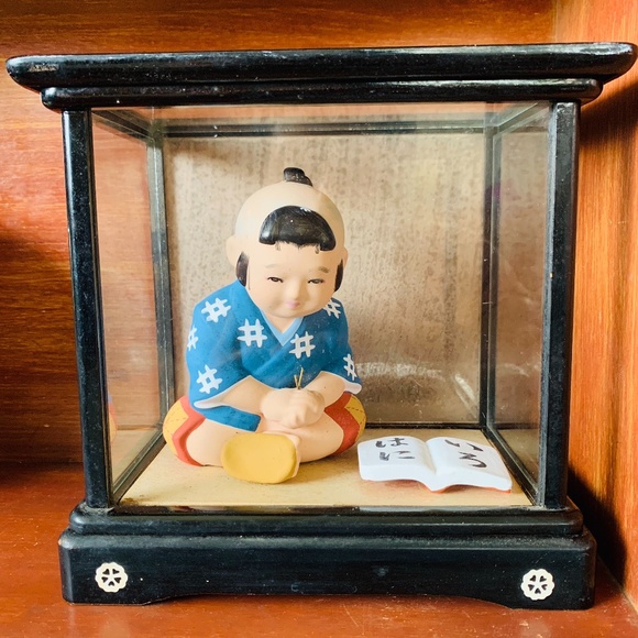 VTG Japanese Doll in Case